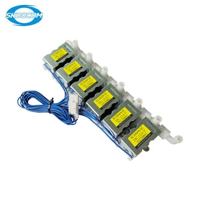 SkooCom SC0804GK -6 3 Way x 6 Type DC 24V Solenoïde klep